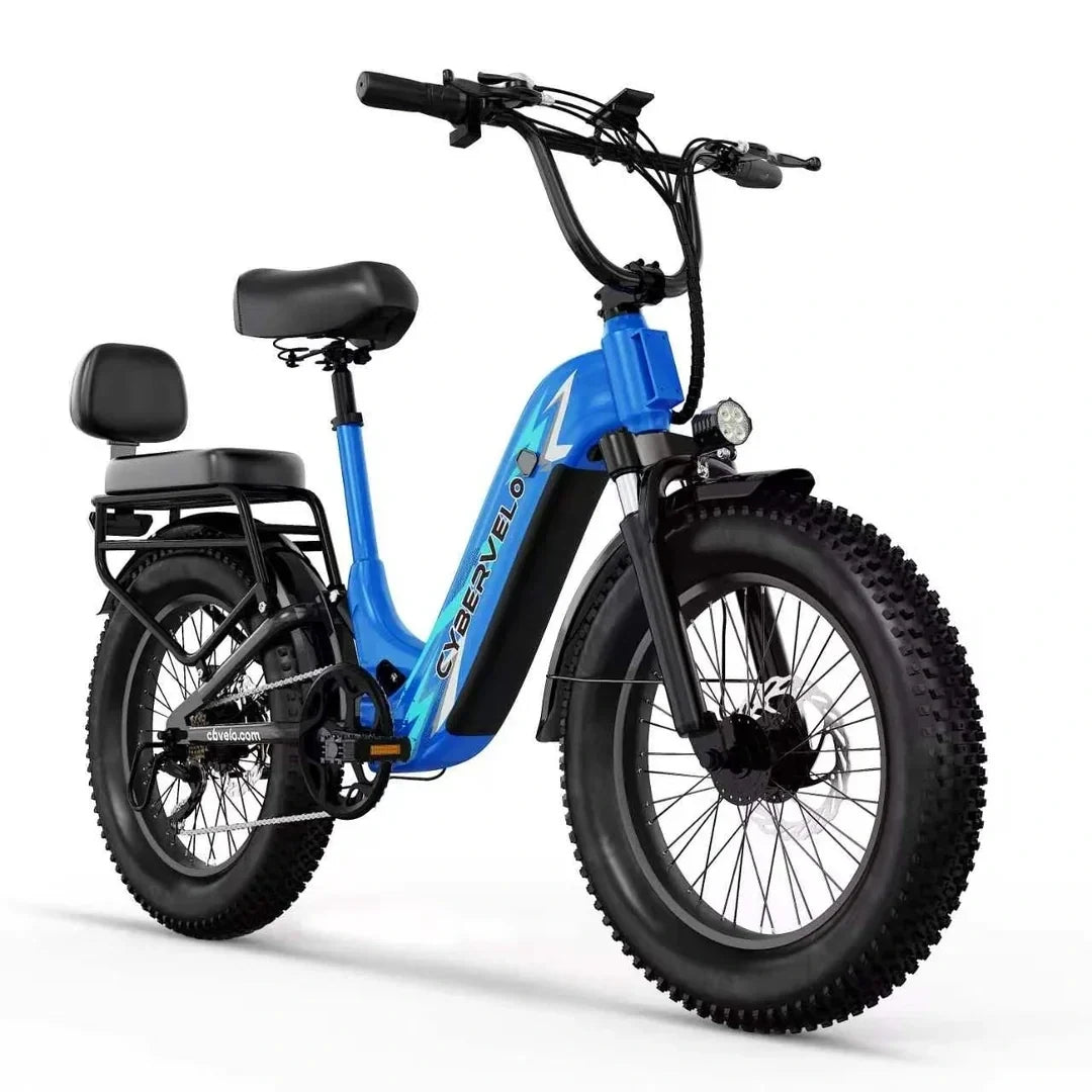 Pedal Electric Bike, 80 Miles Range, 400 lbs Weight Capacity