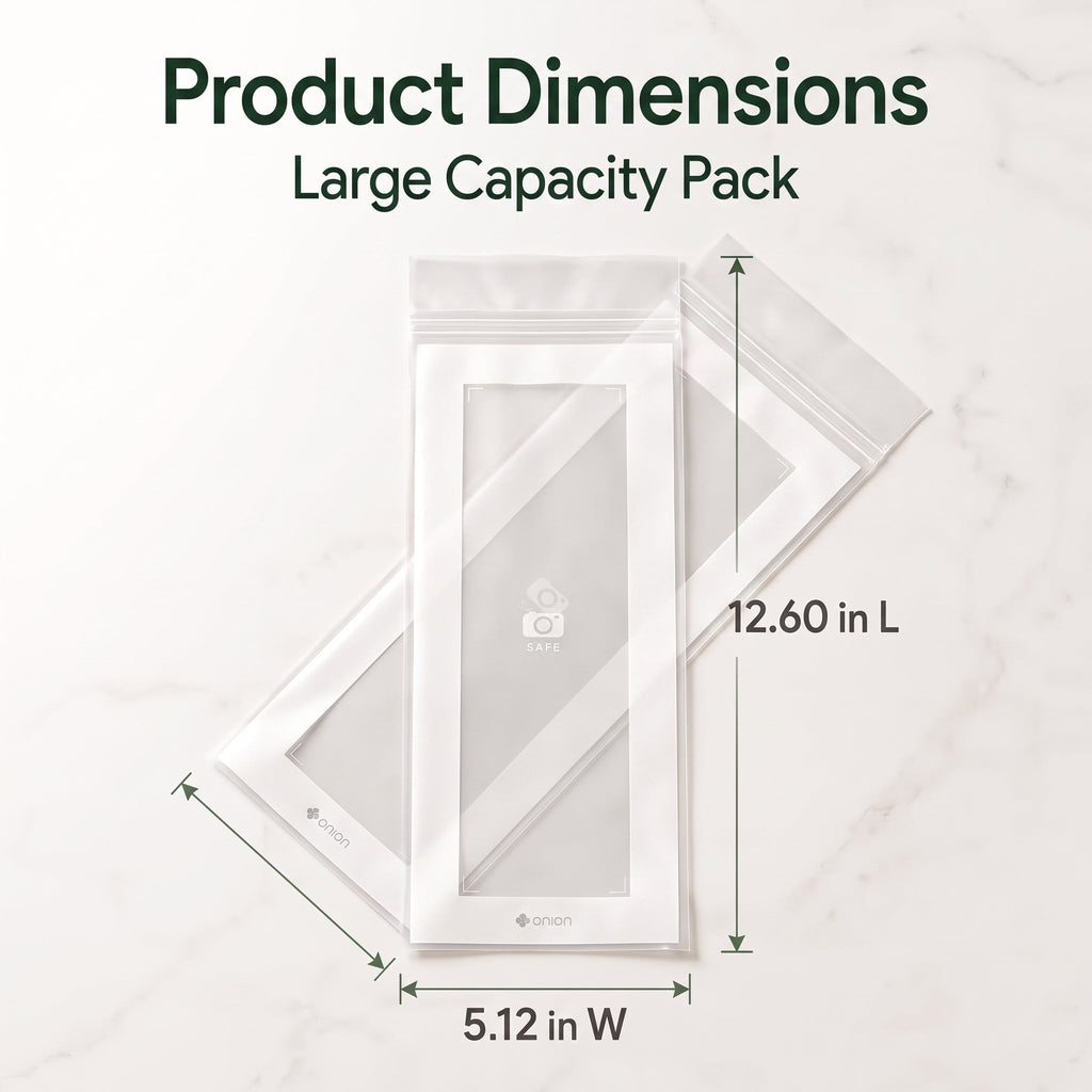 🥬 50/100PCS Reusable Long Food Storage Bags, Double-Zip Seal Freshness Bags for Kitchen