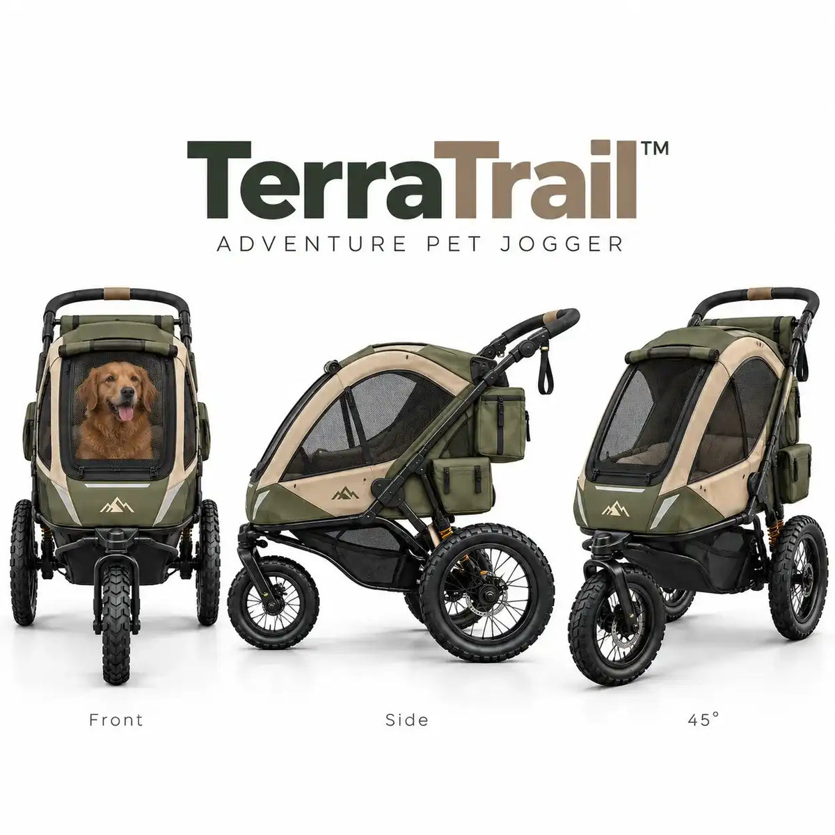 Wagcario™ TerraTrail Adventure Pet Jogger