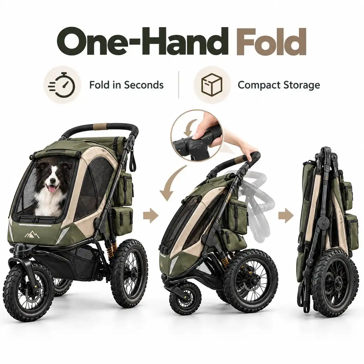 Wagcario™ TerraTrail Adventure Pet Jogger
