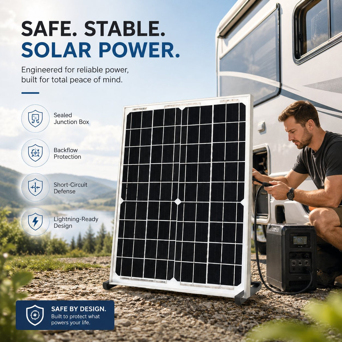 ☀️ High-Efficiency Monocrystalline Solar Panel