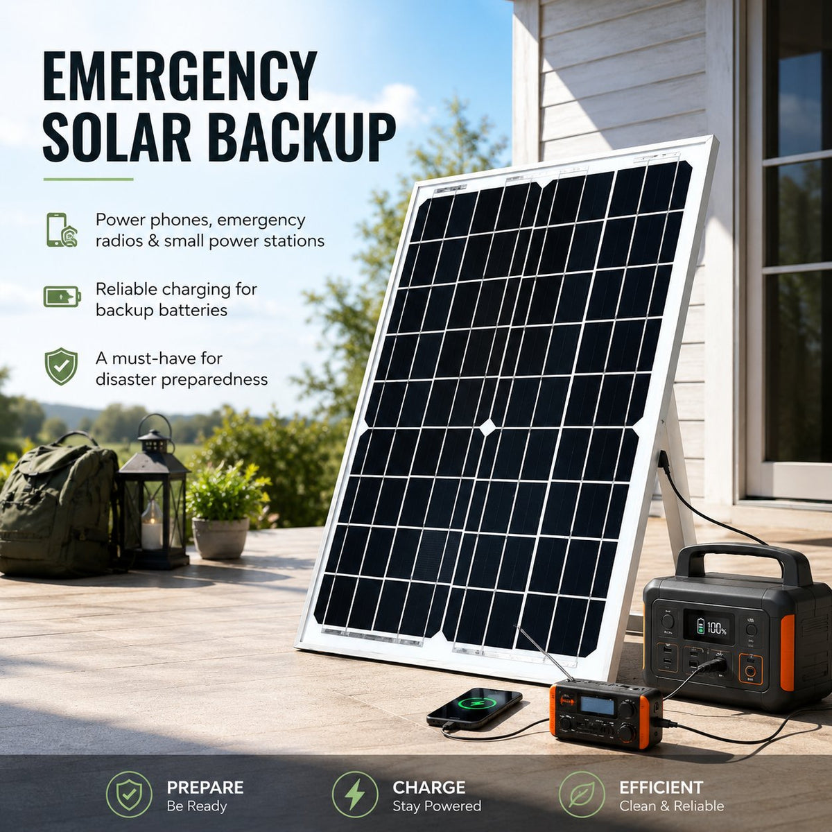 ☀️ High-Efficiency Monocrystalline Solar Panel